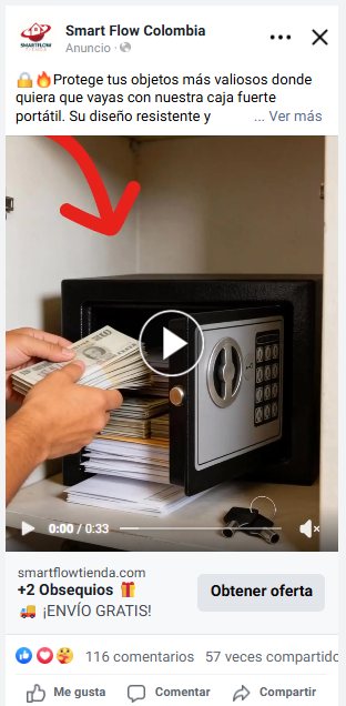 Anuncio en vídeo de caja fuerte portátil / Portable safe video ad